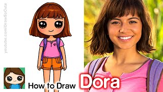 How to Draw Dora the Explorer | The Lost City of Gold screenshot 5