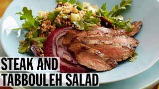 Healthy steak and tabbouleh salad | food network