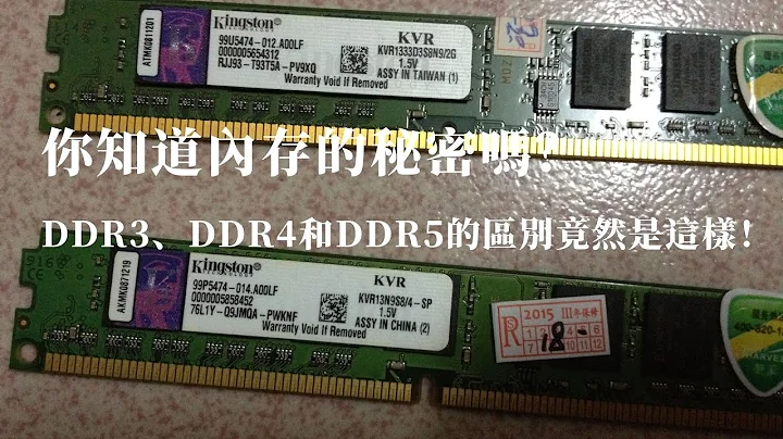 内存大揭秘：DDR3、DDR4和DDR5的技术原理和优缺点分析，哪种内存更适合你的电脑？看完这个视频你就明白了 - 天天要闻