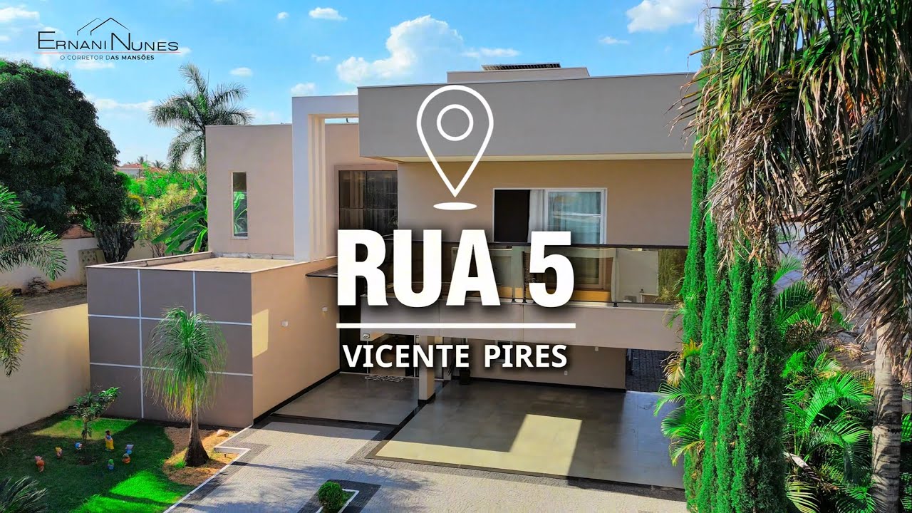 MANSÃO RUA 5 VICENTE PIRES 4 EUITES + CASA AUXILIAR 1.050 MT LAZER CAPA DE REVISTA 3.350.000