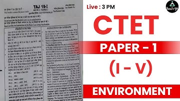 CTET 2022 | CTET EVS PAPER ANALYSIS | EVS SOLVED PAPER | BY ABHISHEK SIR | RESULT GURU