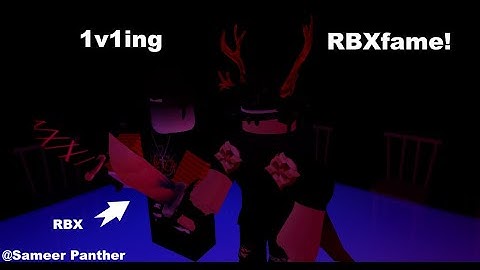 1v1ing RBXfame! (Breaking Point)