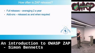 OWASP MCR - Simon Bennetts - Introduction to OWASP ZAP