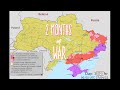 2 Months of War between Russia  and Ukraine on the map timeline (4K)