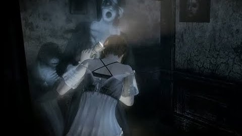 Creepy Twin Ghost Appear fatal frame: mask of the lunar eclipse #horrorgaming #shorts #fatalframe