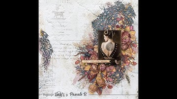 Look For The Magic - Mixed media layout with Pascale B.