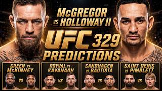 UFC 329 - McGregor vs Holloway | Fight Card Predictions (Simulation Highlights) #ufc