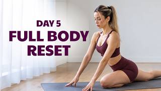 8 Min Restorative Full Body Stretch | Slow Down & Restore