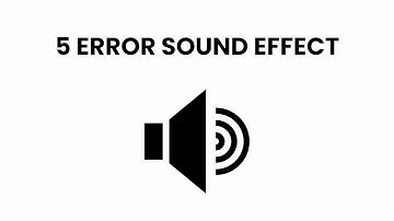 5 Error Sound Fx | No Copyright | Royalty Free