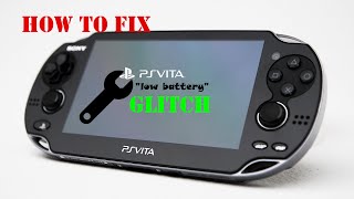 How to Fix the PS Vita "low battery" Glitch