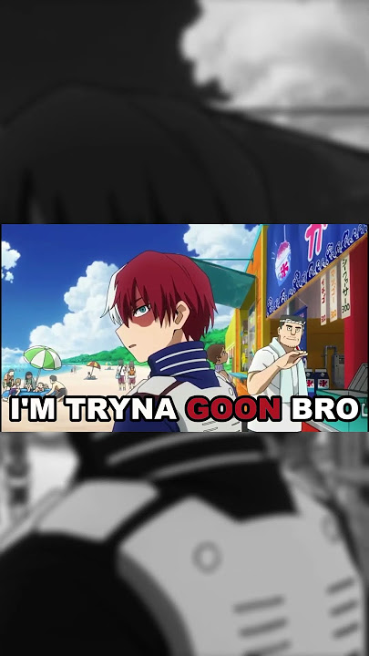 Todoroki is a GOONER #anime #funny #myheroacademia #shorts