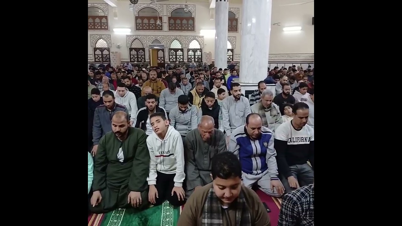 صلاه التراويح في الجامع بتاع عم منعم الجبالي🌙 بيصلي بينا الشيخ جمال مرتجي في جامع عبد المنعم الجبالي