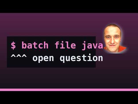 Running Java from a Windows batch file causes the batch file to stop (3 Solutions!!)