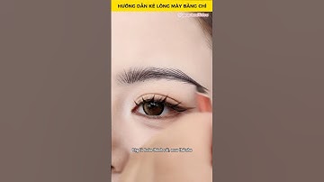 Cách vẽ lông mày bằng chì chi tiết cho người mới bắt đầu #makeupshorts #makeup #eyebrows #shorts