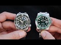 Seiko Green Marinemaster SLA019 Vs Rolex Hulk  | Hafiz J Mehmood