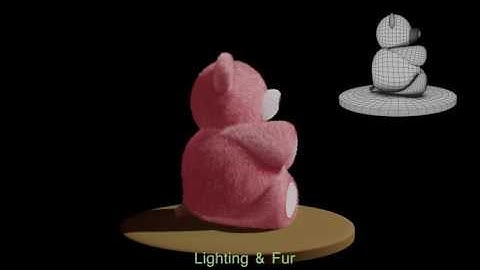 Teddy Bear (Maya FUR & LIGHTING)
