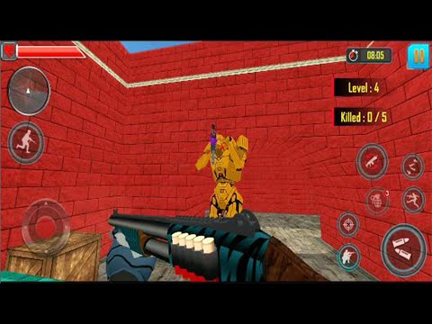 Fps Robot Shooting Games Counter Terrorist Game Android Gameplay Fps Games Android Youtube - fps battle grounds team death match roblox