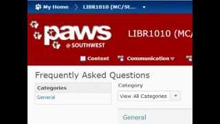 PAWS Update Lesson 7: PAWS Troubleshooting and F.A.Q's