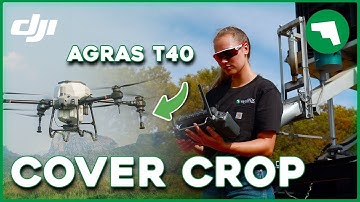 Spreading 50 Acres of Cover Crop | DJI Agras T40 | Maverick Agriculture