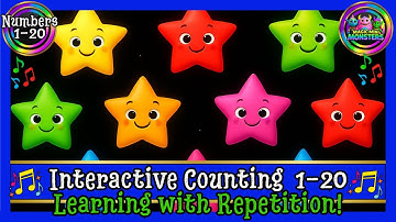 Interactive Counting 1-20 | Clap Along Number Learning | Magic Mini Monsters #magicminimonsters