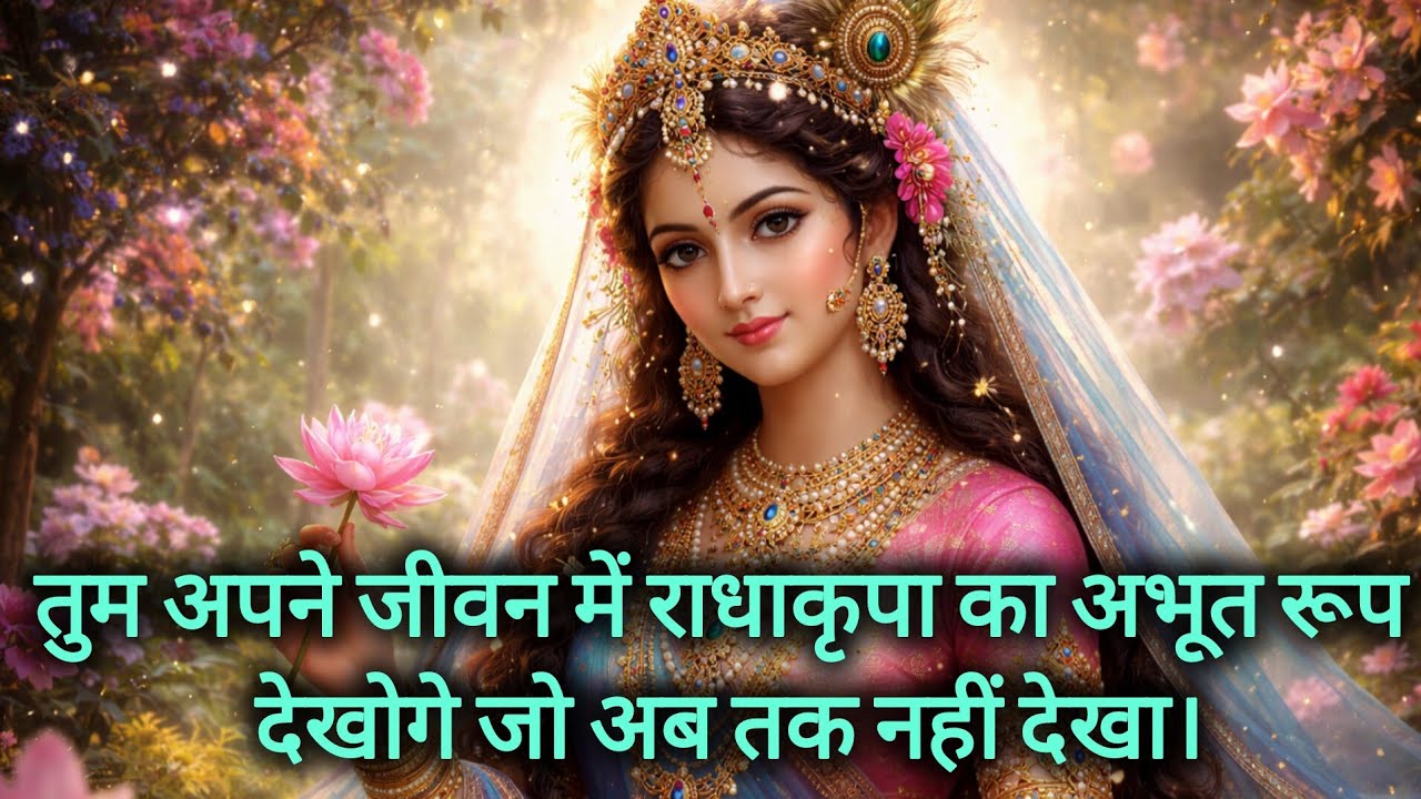 अब तुम अपने जीवन में राधाकृपा का अभूत रूप देखोगे | Radha Kripa Divine Message | #RadhaRaniMessage