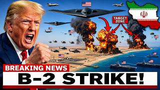 NO ESCAPE! U S  B 2 Stealth Bombers Obliterate Iranian Bunkers