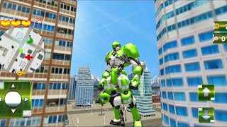 Trò chơi ROBOT Biến hình xe Bay * ROBOT Transforming * US Flying robot bike revenge 3D  game play screenshot 3