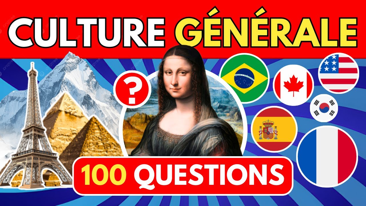 100 QUESTIONS en Français pour TESTER VOTRE NIVEAU 🧠🤯 | Quiz Culture Générale