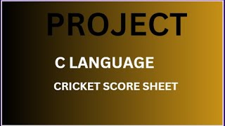 Building a Cricket Score Sheet Project in C: Comprehensive Guide screenshot 5