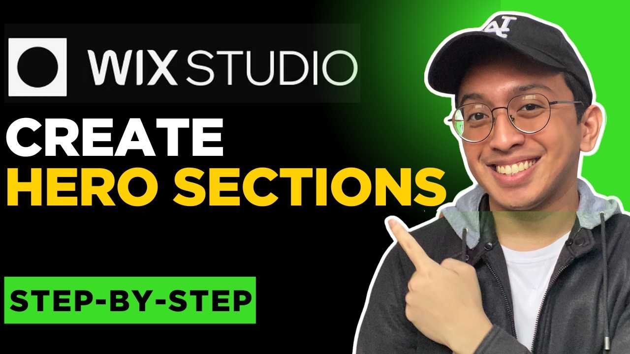 How to Create Hero Section in Wix Studio | Hero Section Tutorial - YouTube