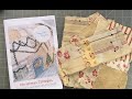 Christmas decorations | Forage by Lisa Mattock slow stitched Christmas cottages | progress