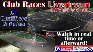 6/13/26 On-Road & Dirt Oval Club Races @ N-Control RC Racing Circuit
