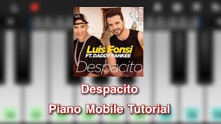 despacito piano mobile tutorials - how to play despacito on mobile - perfect piano screenshot 1