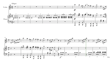 WEDDING MARCH - Mendelssohn - for Violin and Piano (BEST VERSION) // Sheet Music - Score