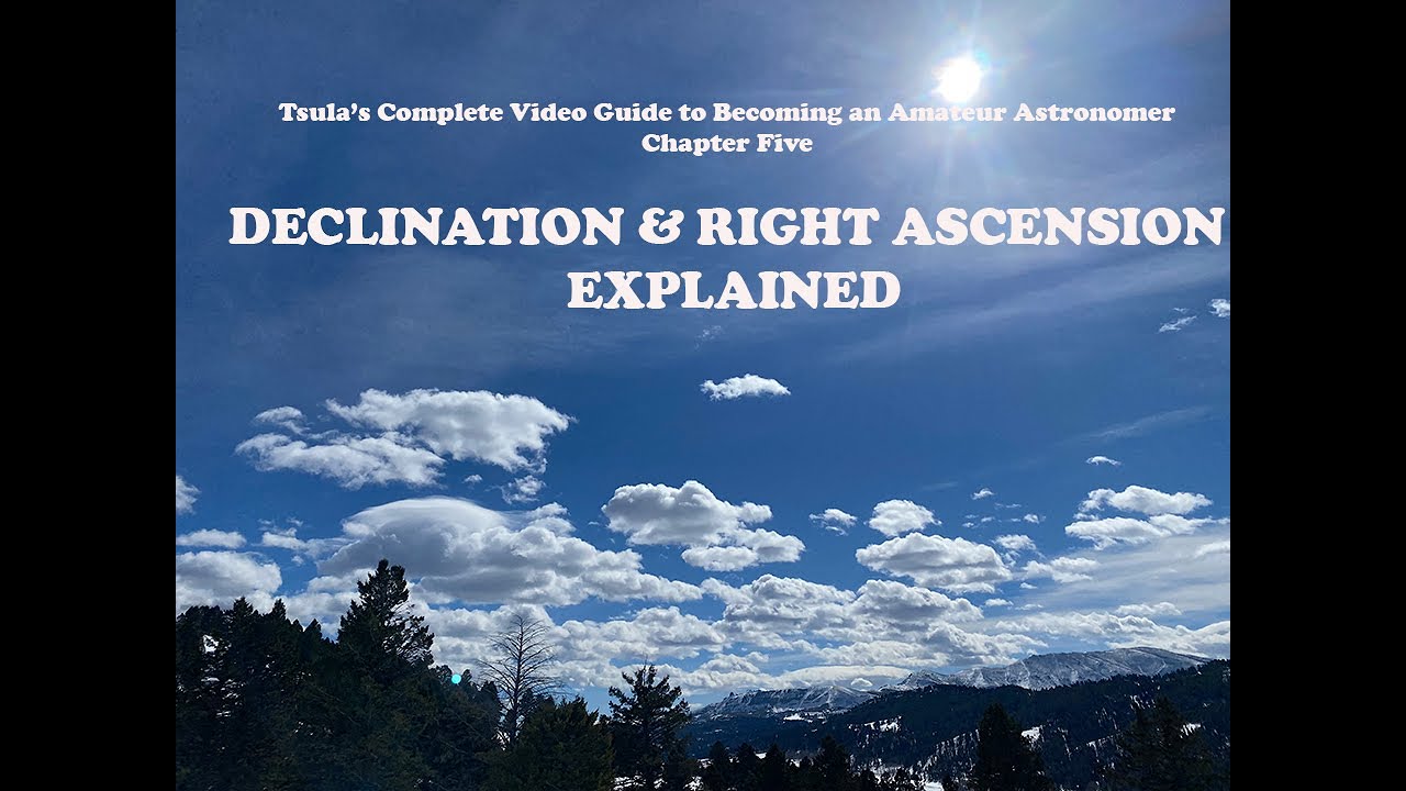 DECLINATION & RIGHT ASCENSION EXPLAINED DECLINATION & RIGHT ASCENSION EXPLAINED