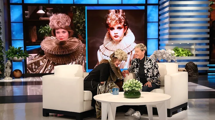 Drew Barrymore Recreates Her Younger Self