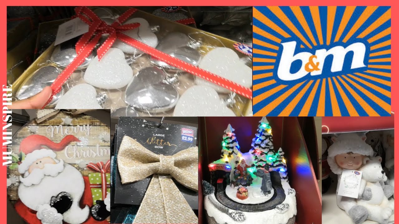 B&M CHRISTMAS COLLECTION 2019 SHOP WITH ME B&M CHRISTMAS DECOR, SWEETS