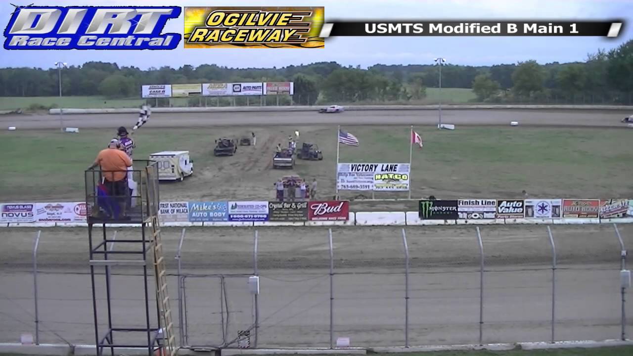 Ogilvie Raceway 8 16 14 USMTS Modified Races YouTube