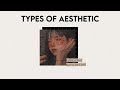 15 TYPES OF AESTHETIC | find your aesthetics 2020 ➊