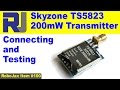 Connecting Skyzone TS5823 200mW FPV Transmmitter