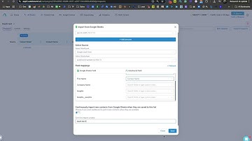 Google Sheets integration Oauth Consent Video