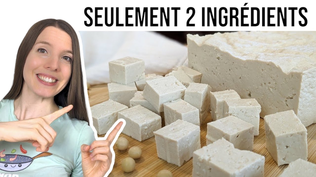 COMMENT FAIRE DU TOFU MAISON À PARTIR DE FÈVES DE SOYA (RECETTE TRÈS FACILE) - HOP DANS LE WOK!