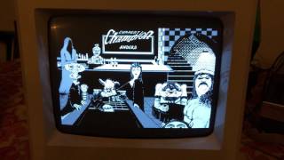Macintosh Plus 1024k Startup with Shufflepuck Cafe