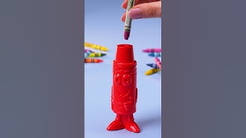 Thumbnail of ASMR Crayola Crayon Sharpening 🖍️ #shorts #asmr #asmrsounds