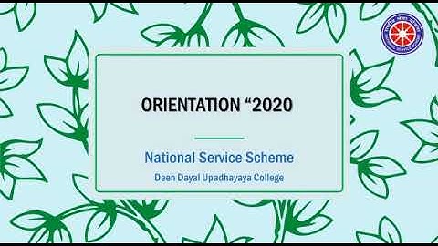 NSS DDUC | INTRODUCTION