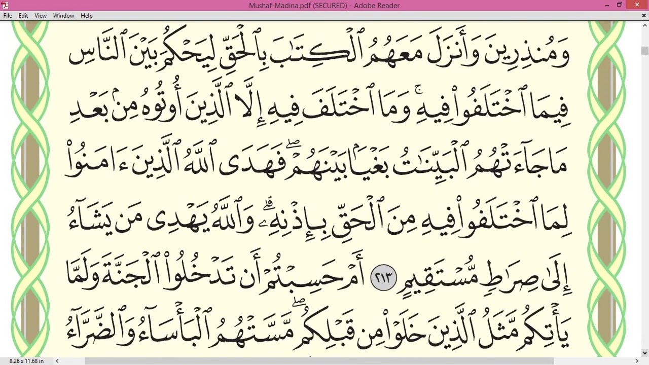 Шейх Айман Сувейд Сура Бакара стр 33