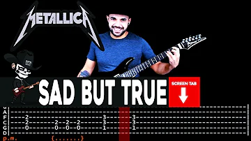 【METALLICA】[ Sad But True ] cover by Masuka | LESSON | GUITAR TAB