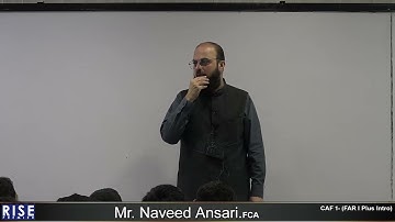 CAF 1 LB   Sir Naveed Ansari   Lecture 116