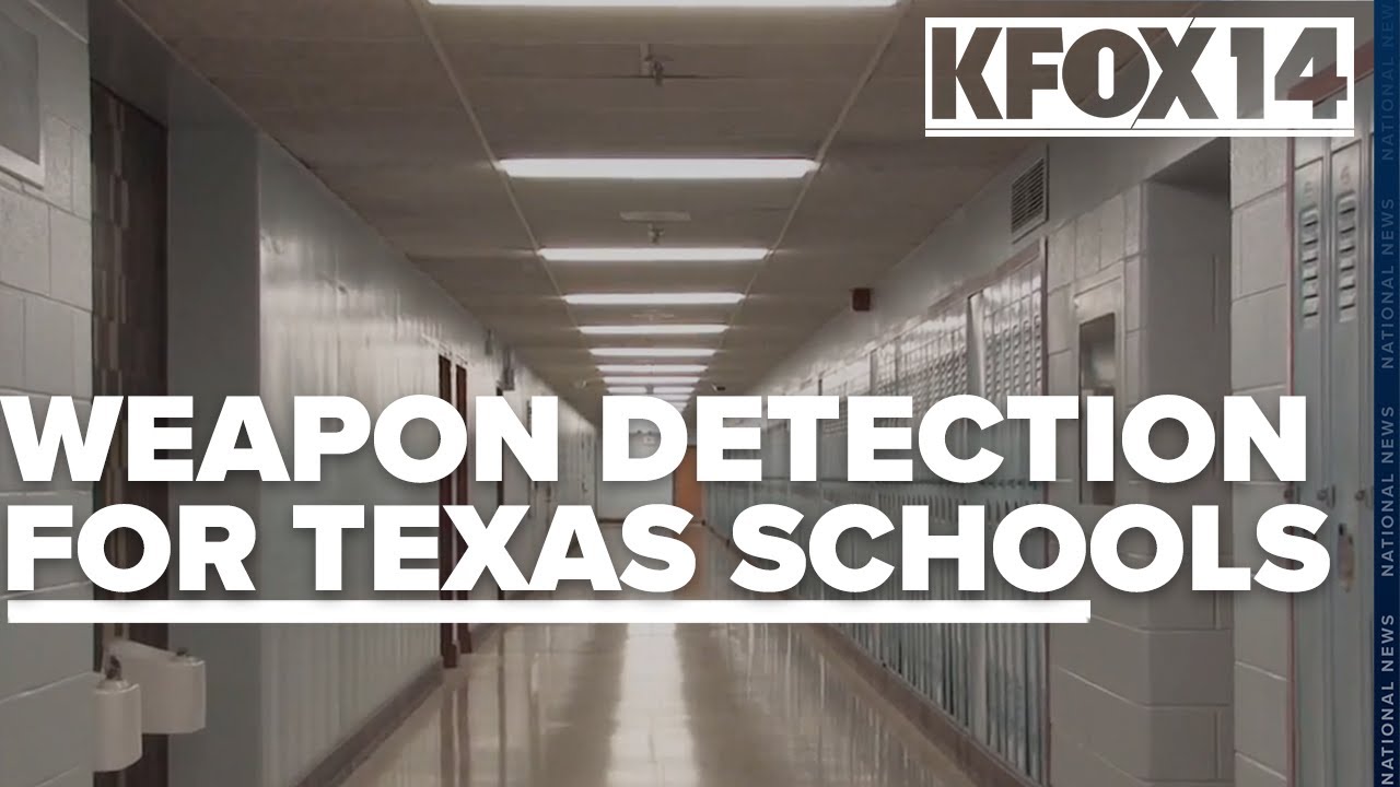 Weapon detection system a force multiplier at Texas school - YouTube