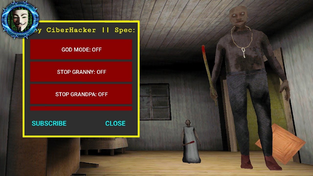 Granny Chapter 2 Mods Menu (v 1.1.9)  Outwitt nullzerep cyber hacker 